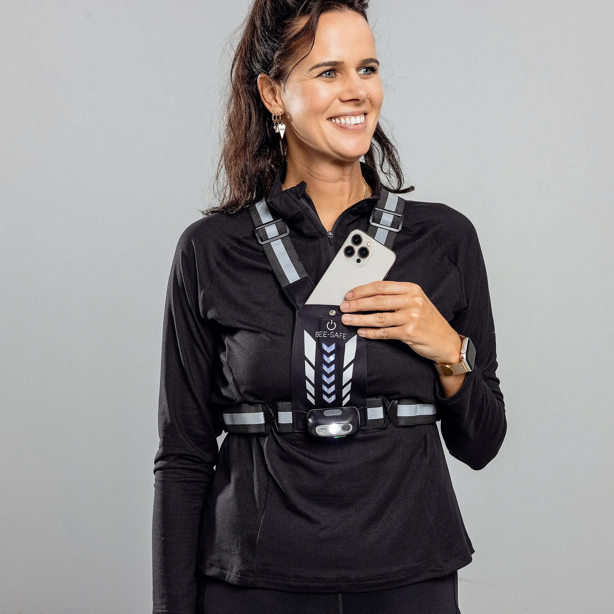Led Harness USB Phone pocket Glow