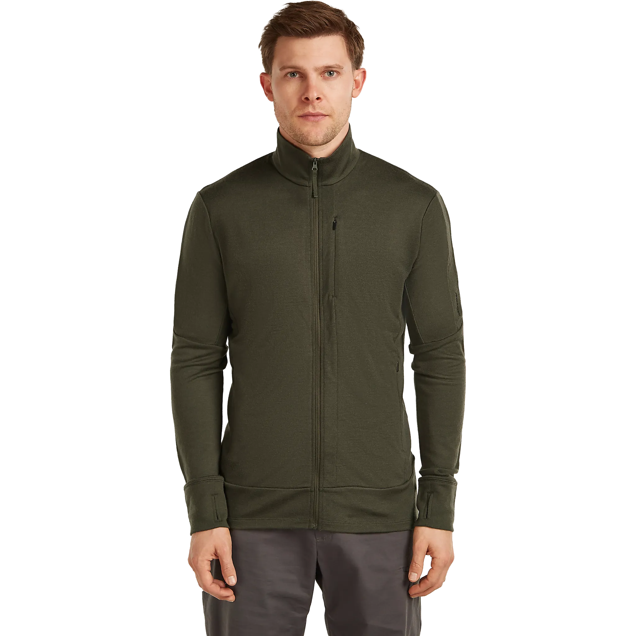 Quantum IV LS Zip Men uldtrøje