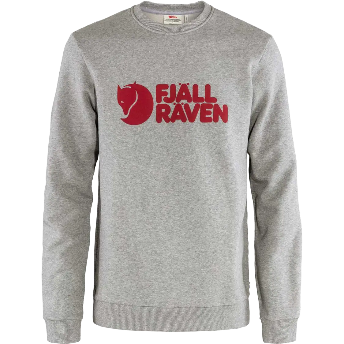Fjällräven Logo Sweater Men sweatshirt - Grey - S - Sweatshirts