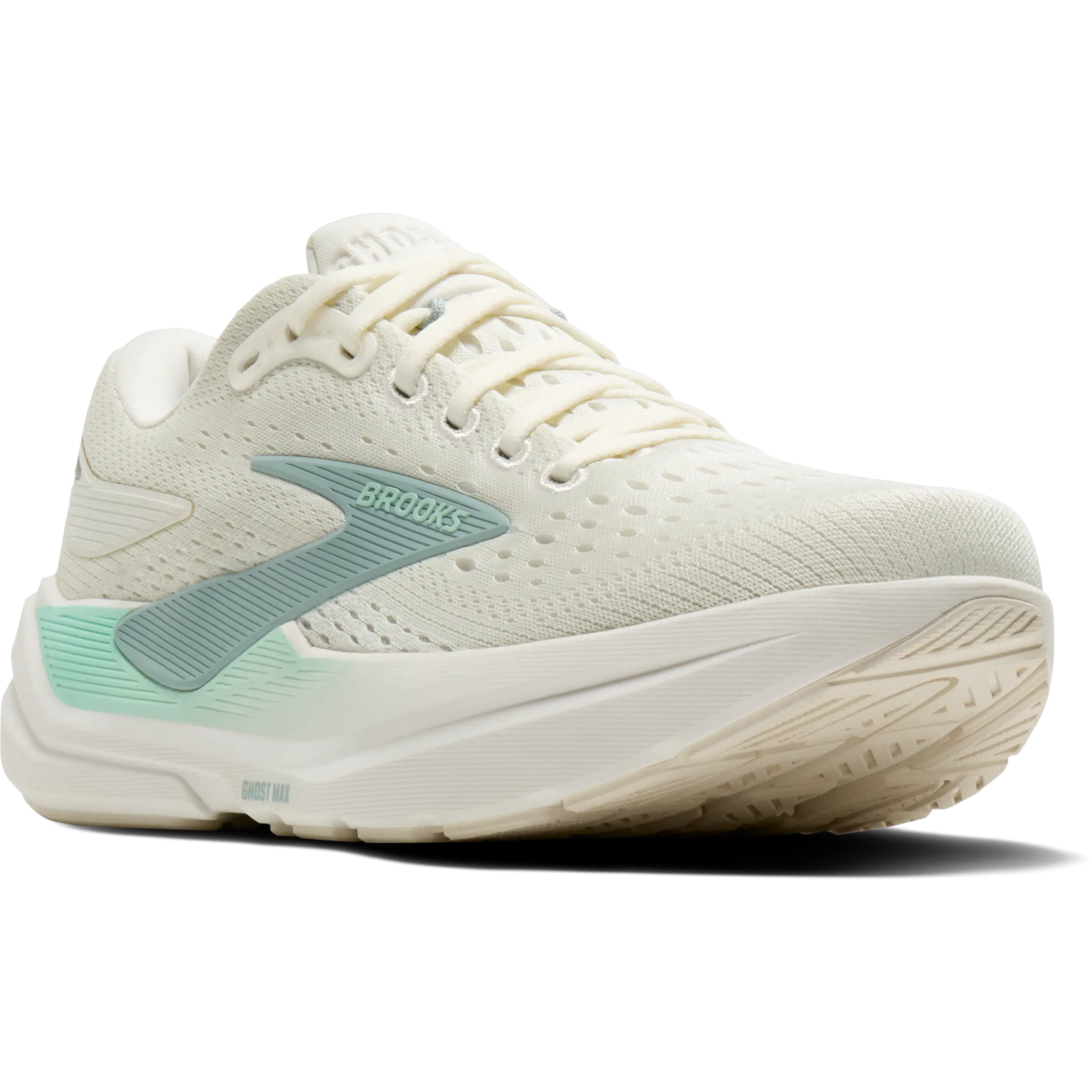 Brooks Ghost Max 3 Women - Coconut/Yucca/Gray Mist - US7,5/5,5/38,5 - Løbesko