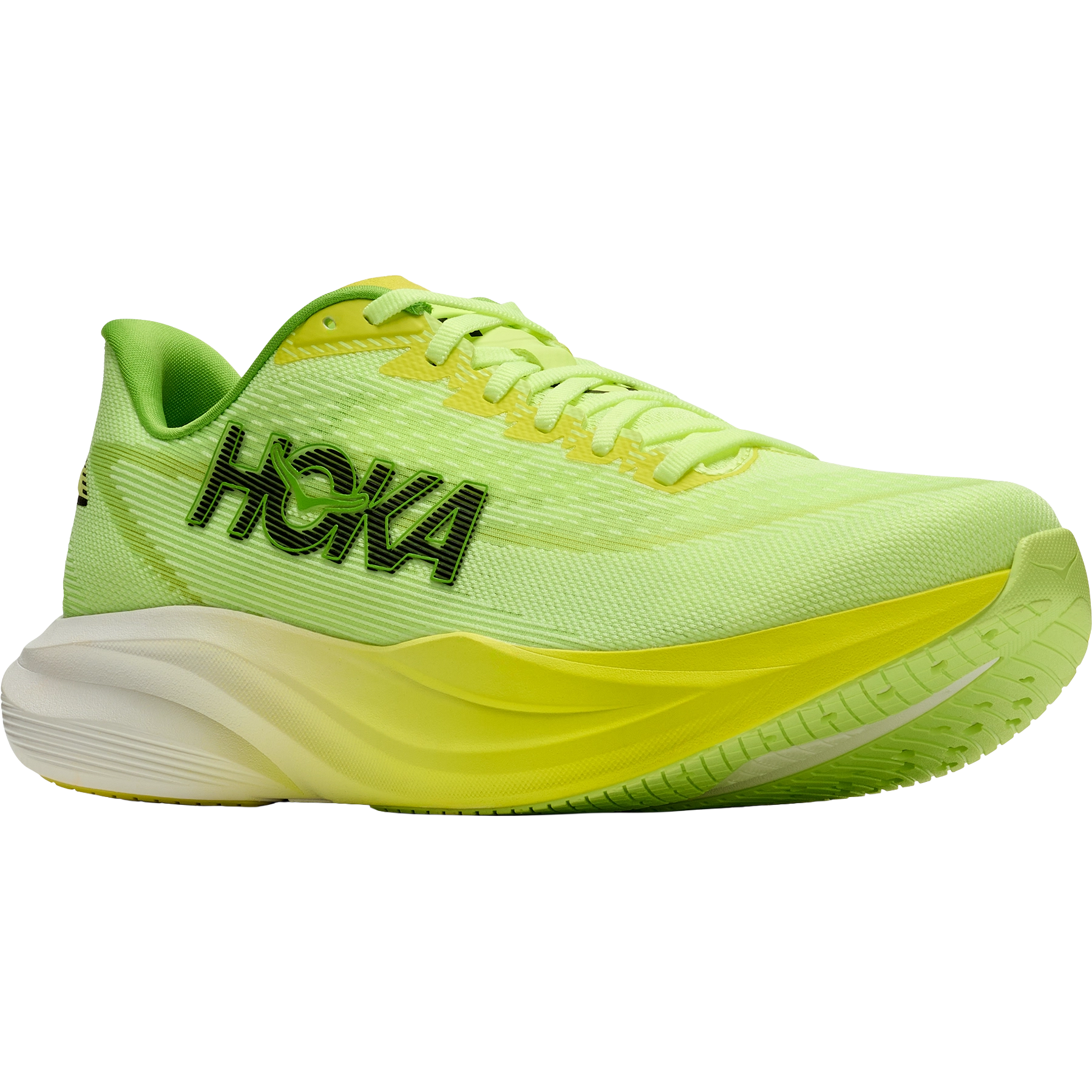 HOKA One One Mach 7 Men - Neon Yuzu / Hoka Citrus - 46 - Sko