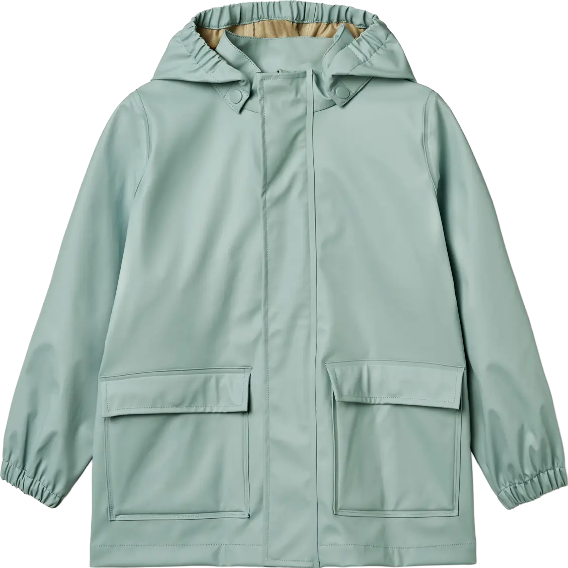 Wheat Rainwear Ollo Jacket Kids regnjakke - Aquamarin - 122/7y - Regnjakker til børn