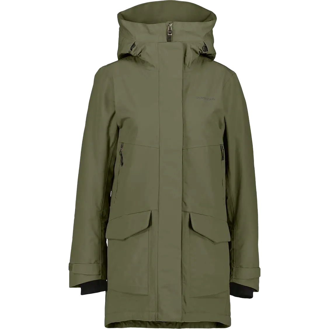 Didriksons Frida Parka 7 Women vinterjakke - Deep Green - 36 - Vinterjakker
