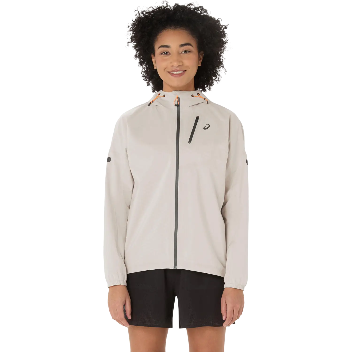 Asics Fujitrail Elite Waterproof Jacket Women - Cream - Løbejakker