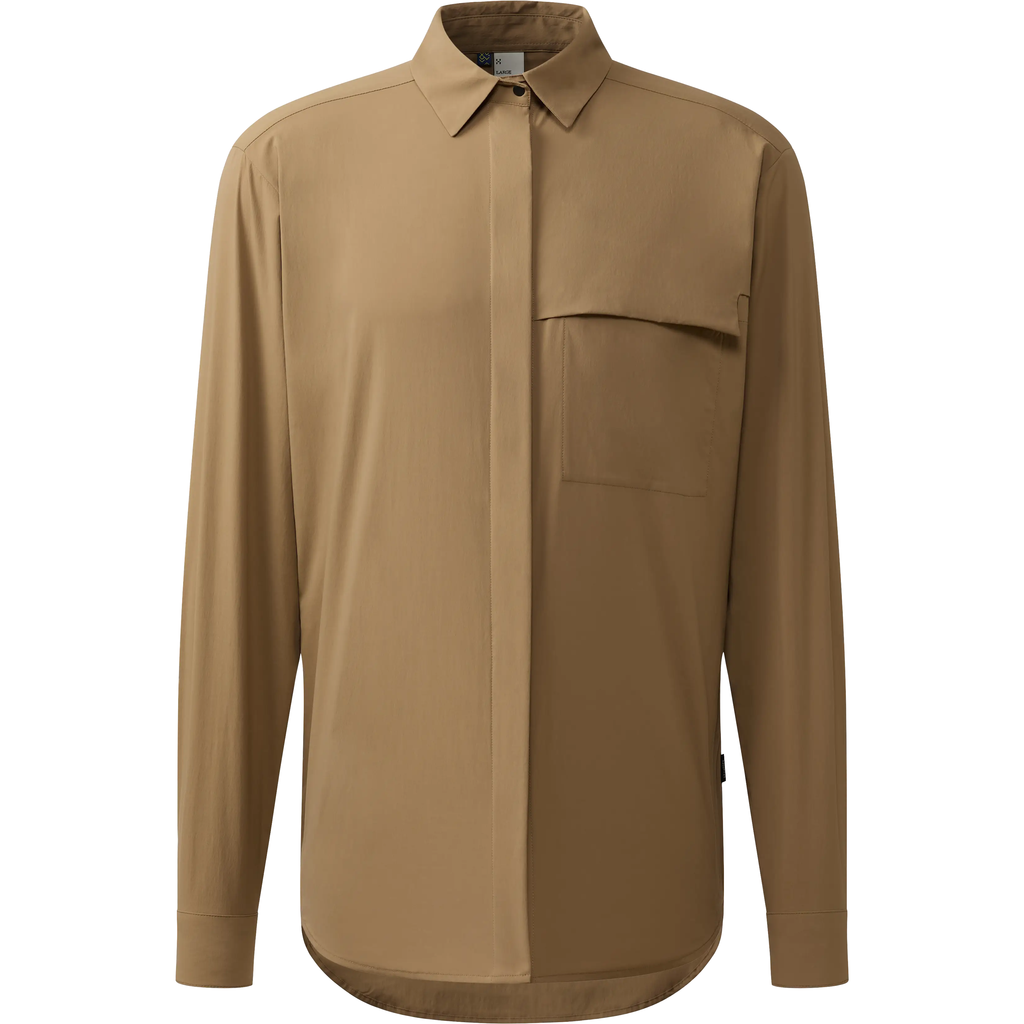 Haglöfs Salo Shirt II Men - Oak Brown - XL - Langærmet skjorter