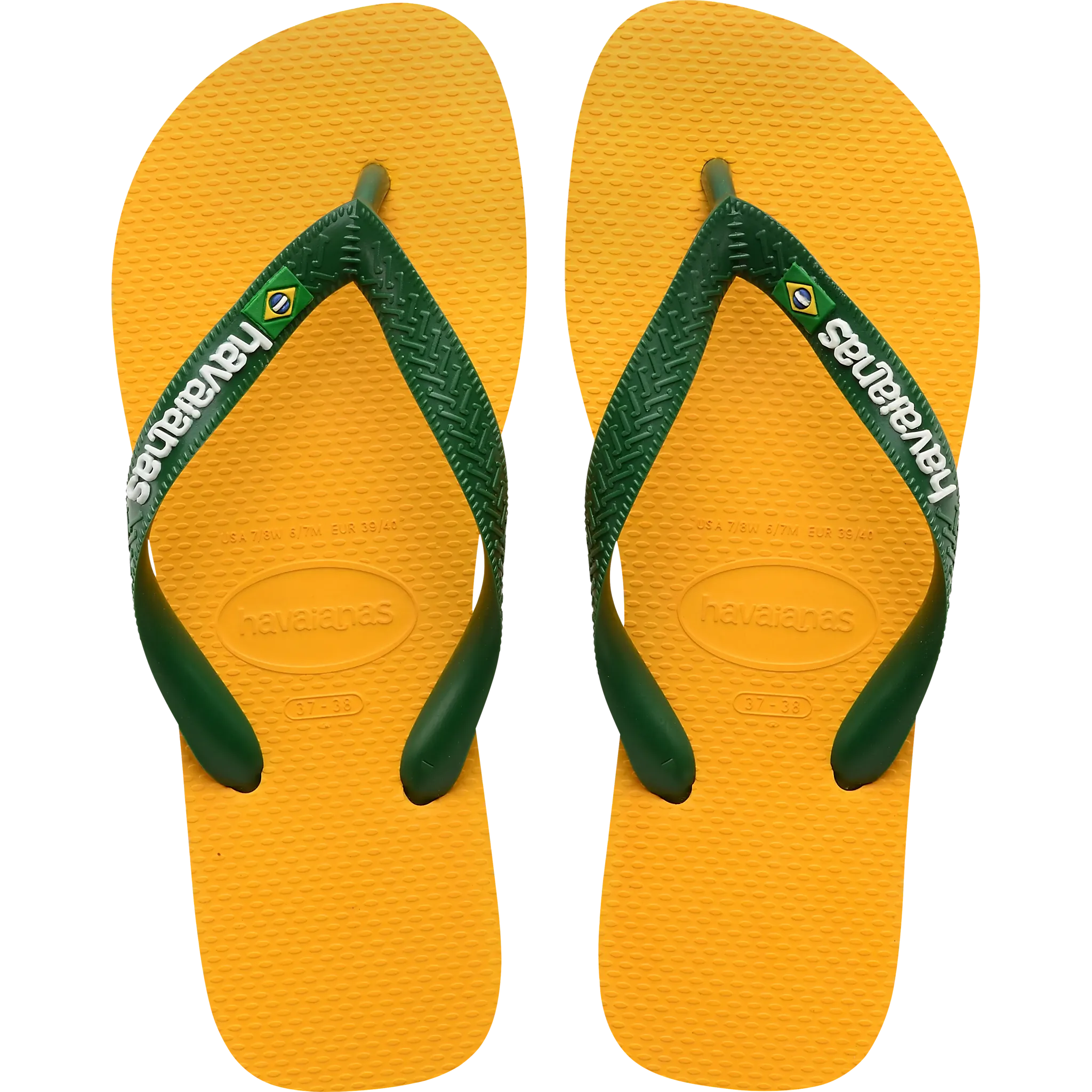 Brasil Logo Flip Flops Men
