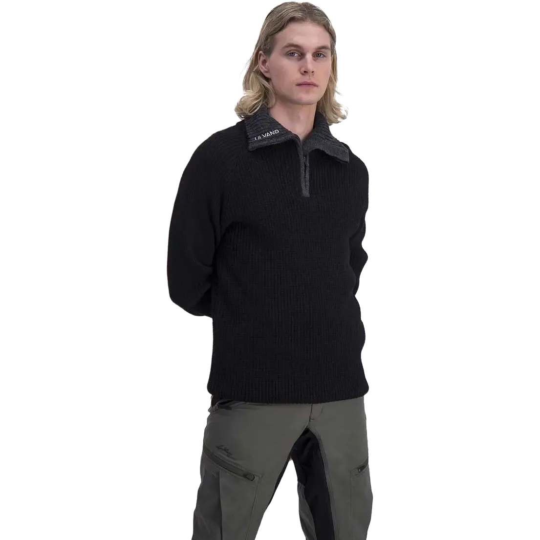 Rav Sweater W/Zip uldtrøje