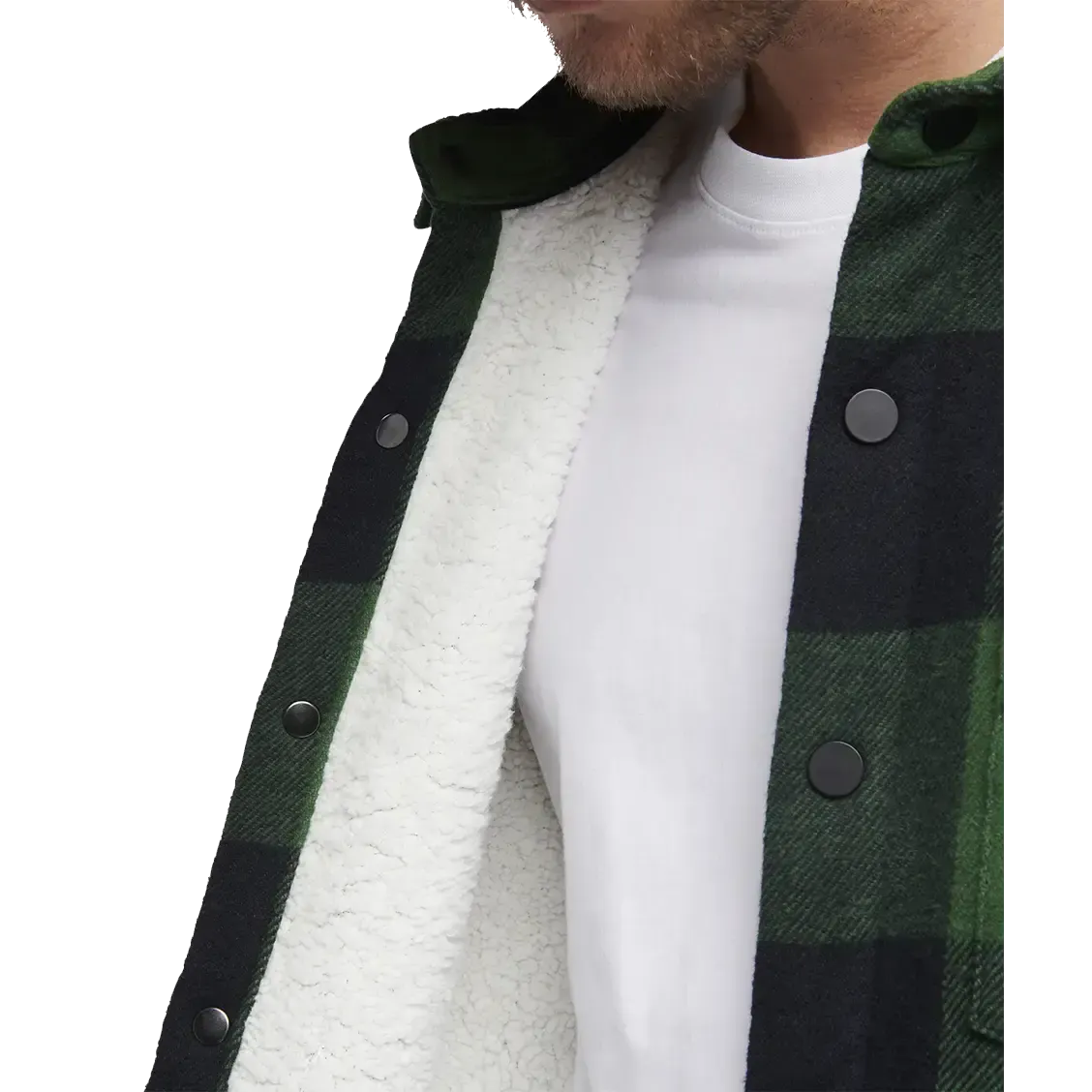 Project Lined Flannel Men skjorta