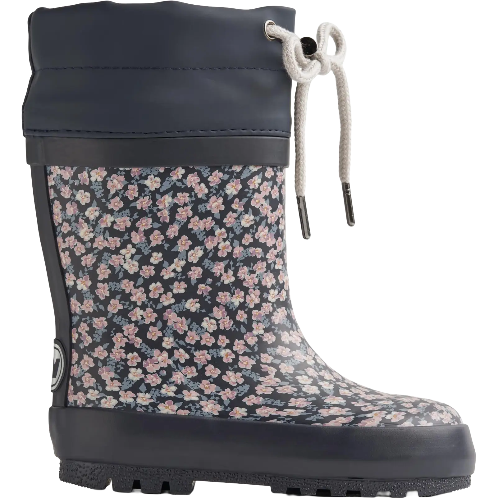 Wheat Rubber Boot Thermo Print gummistøvle - Raining Flowers - 33 - Gummistøvler til børn