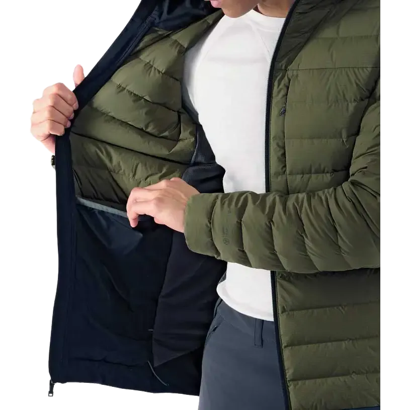 Divide Fusion Stretch Hoodie Men dunjakke