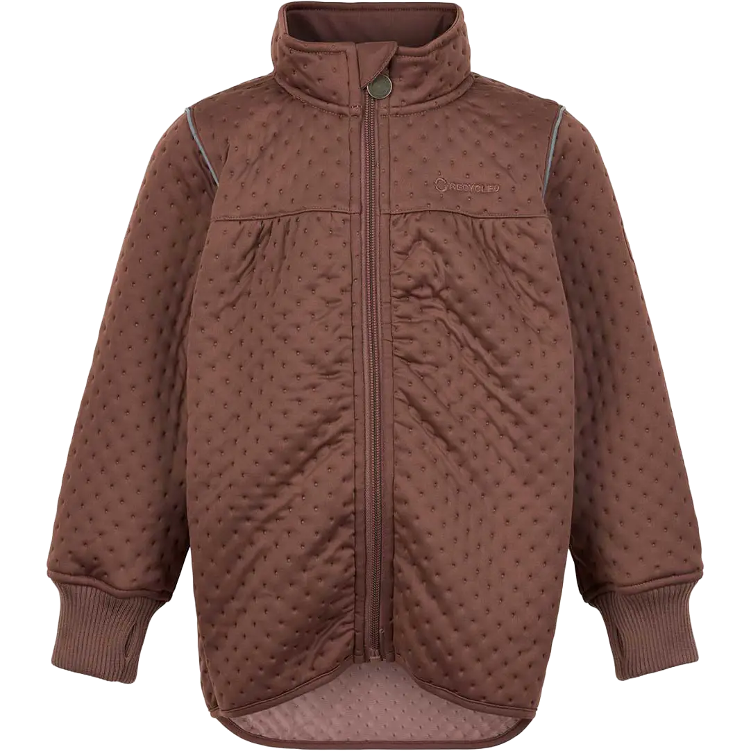 Mikk-Line Soft Thermo Recycled Jacket Girls børnejakke - Nutmeg - 104 - Sommerjakker til børn