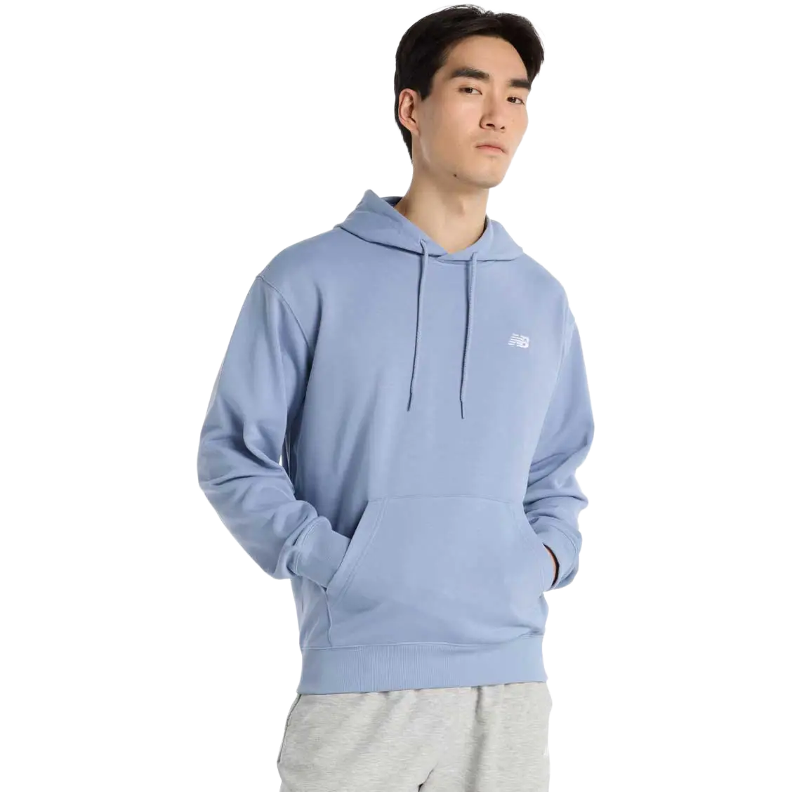 New Balance Sport Essentials French Terry Hoodie Unisex - Dusk Shower - S - Hættetrøje