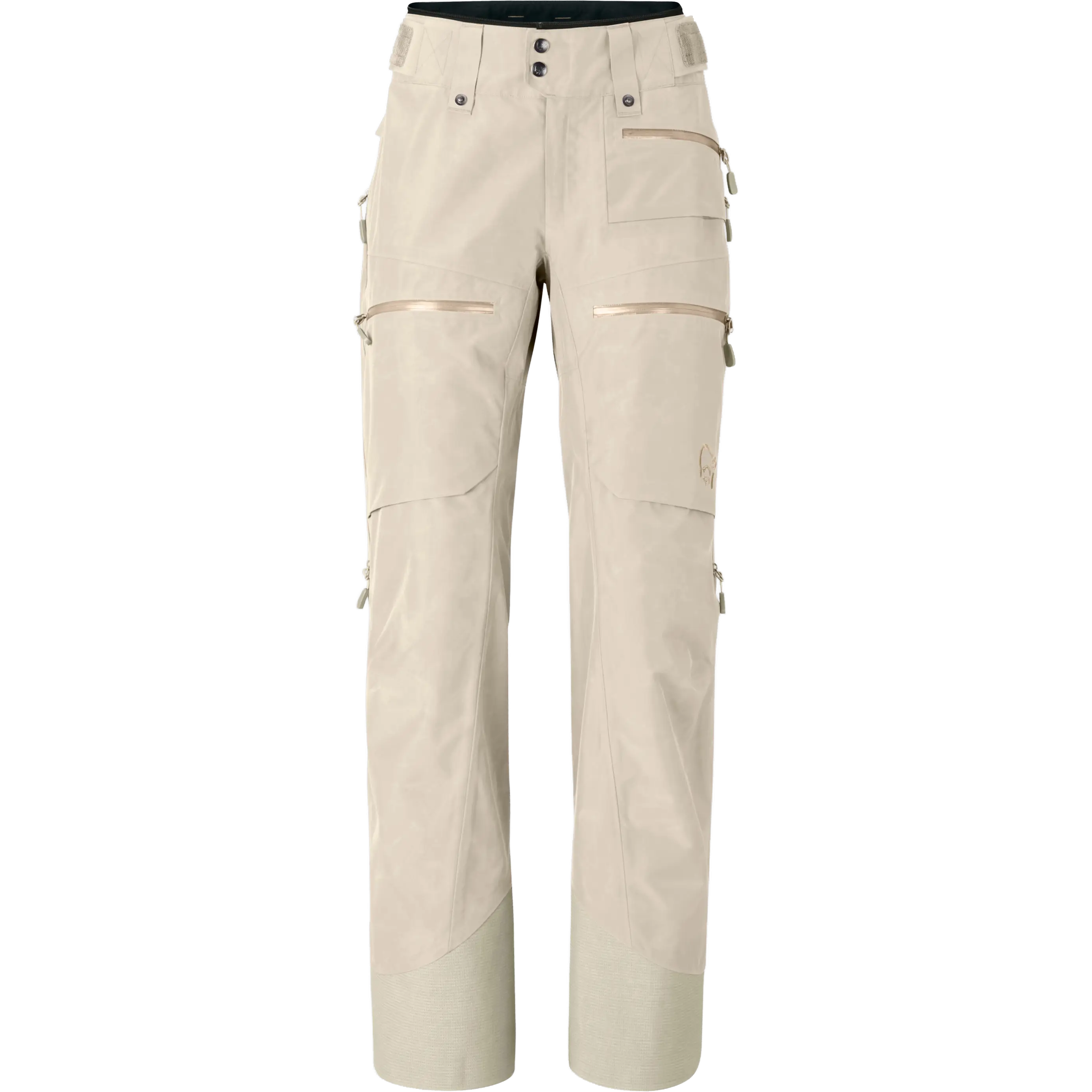 Norrøna Lofoten GTX Insulated Pants Women - Oatmeal - Skibukser