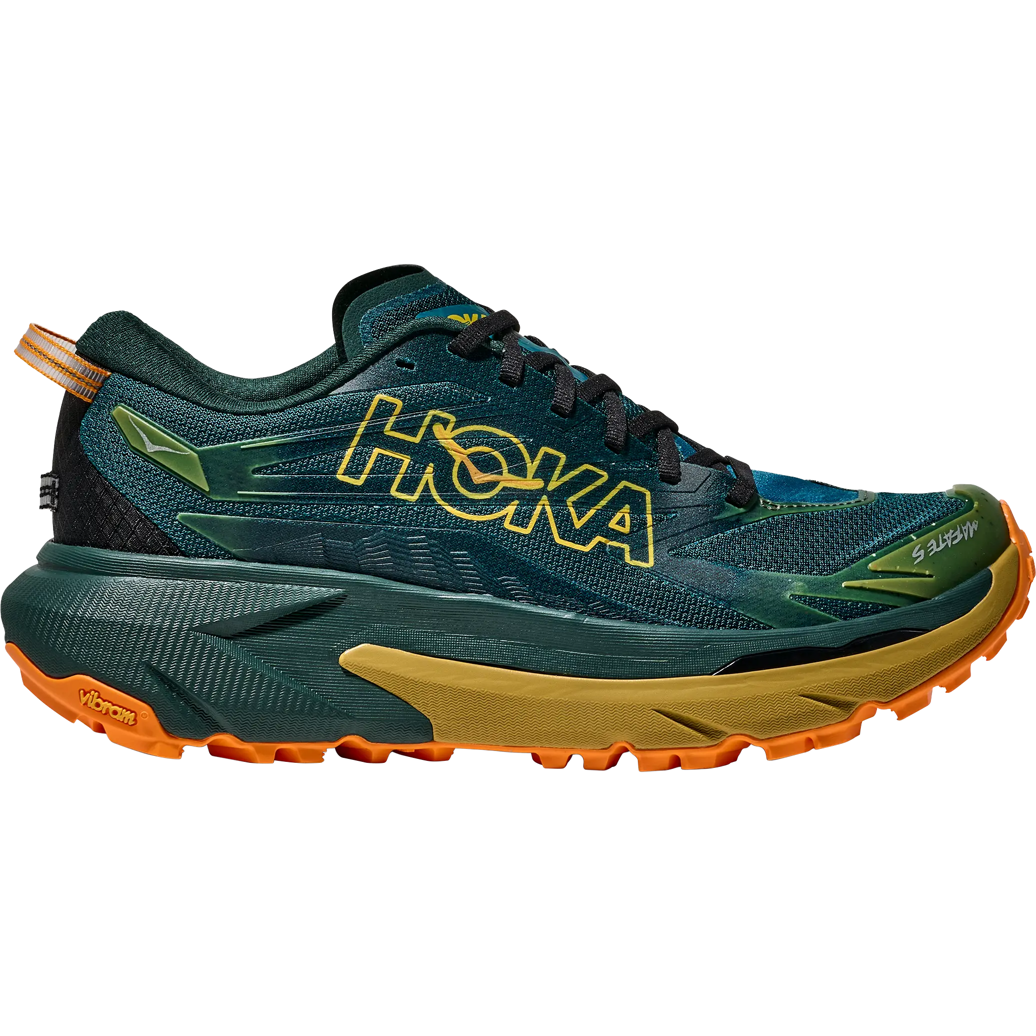 HOKA One One Mafate 5 Men - Tidal Wave/Mustard Seed - US10/UK9,5/44 - Trailsko