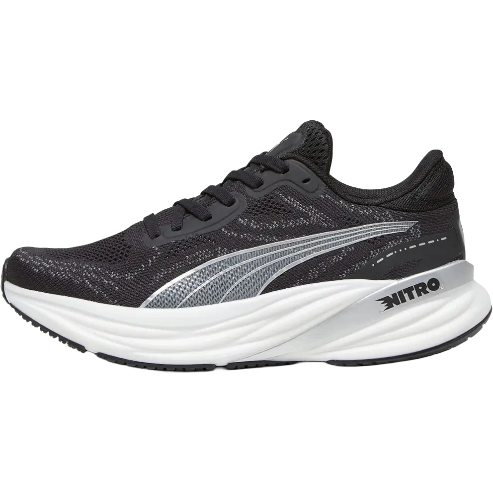 Puma Magnify Nitro 2 Women - Puma Black/Puma White/Puma Sil - One size - Mængdetræningssko