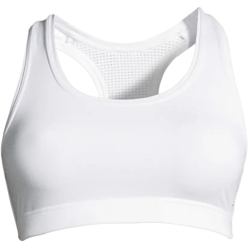 Casall Iconic Sports Bra - White - L, A/B-cup - Toppe og tanktops