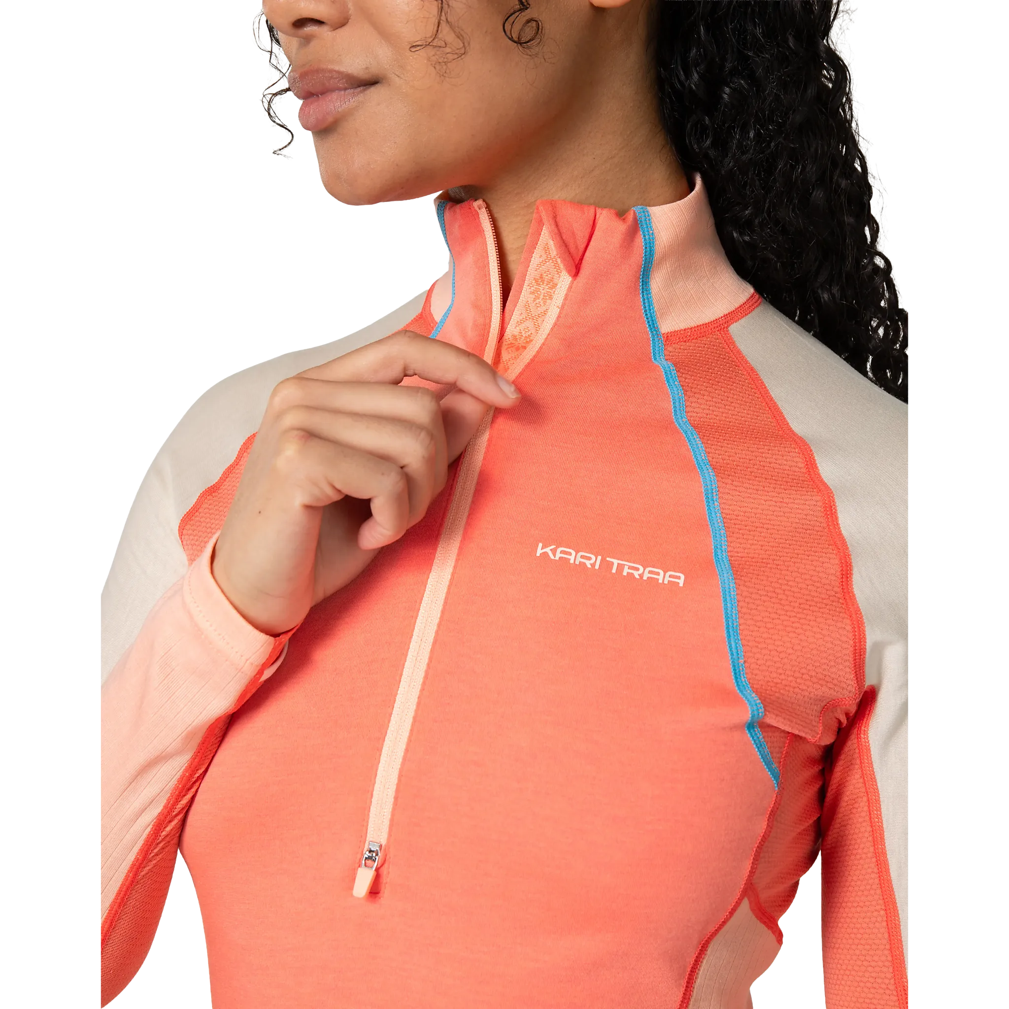 Alma Merinoull Half Zip LS Shirt Women