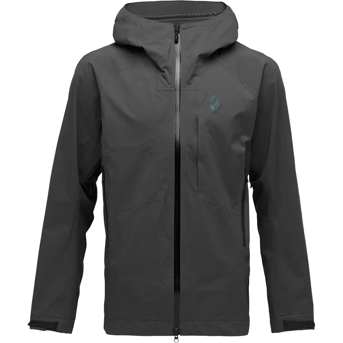 Black Diamond Highline Stretch Shell Men Regnjakke - Anthracite - S - Regnjakker