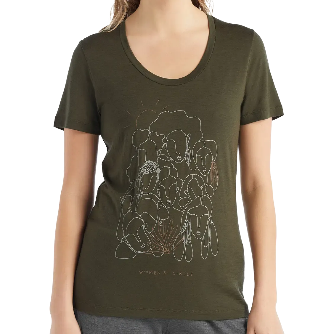 Tech Lite II SS Scoop Tee Women's Circle T-shirt