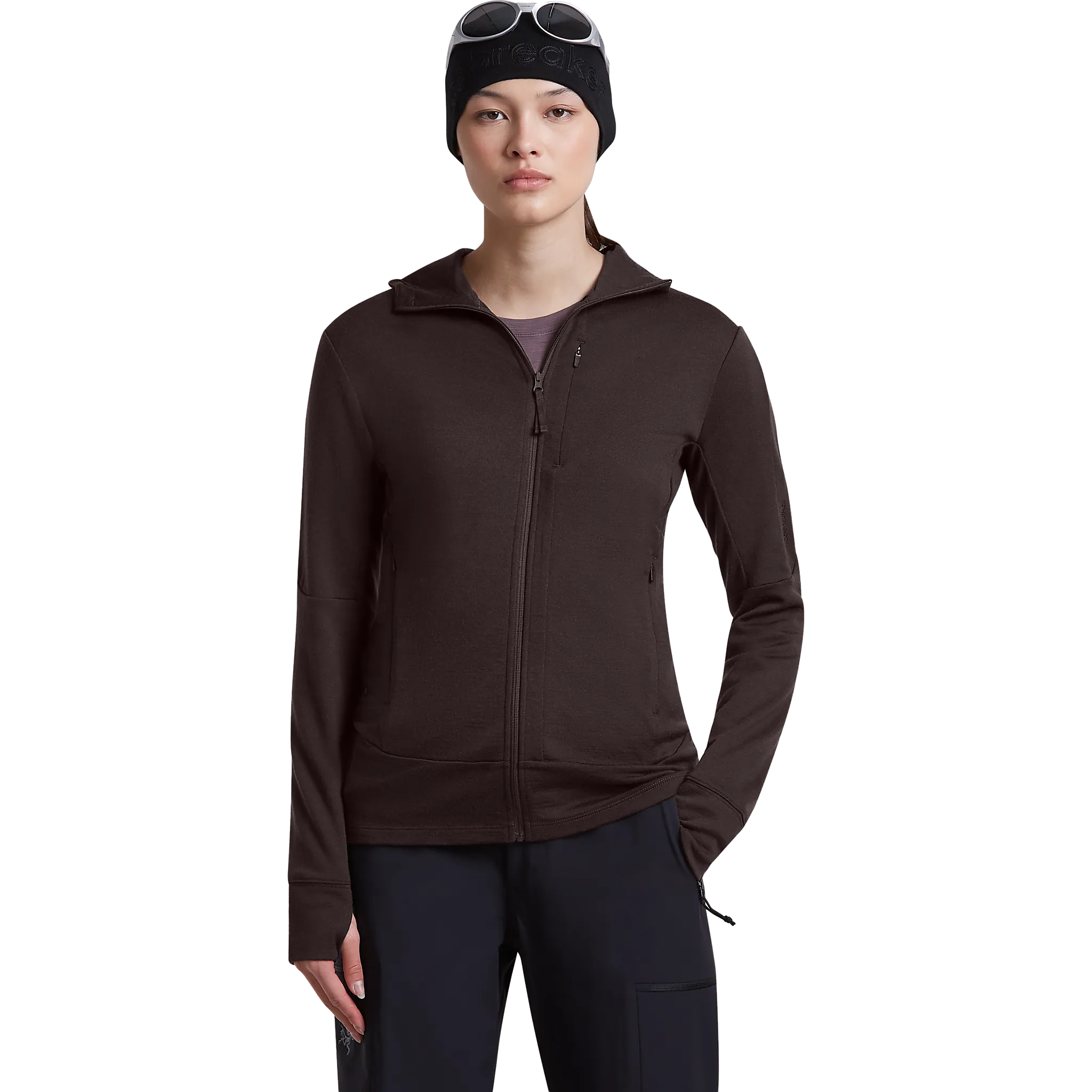 Quantum IV LS Zip Hood Women uldtrøje