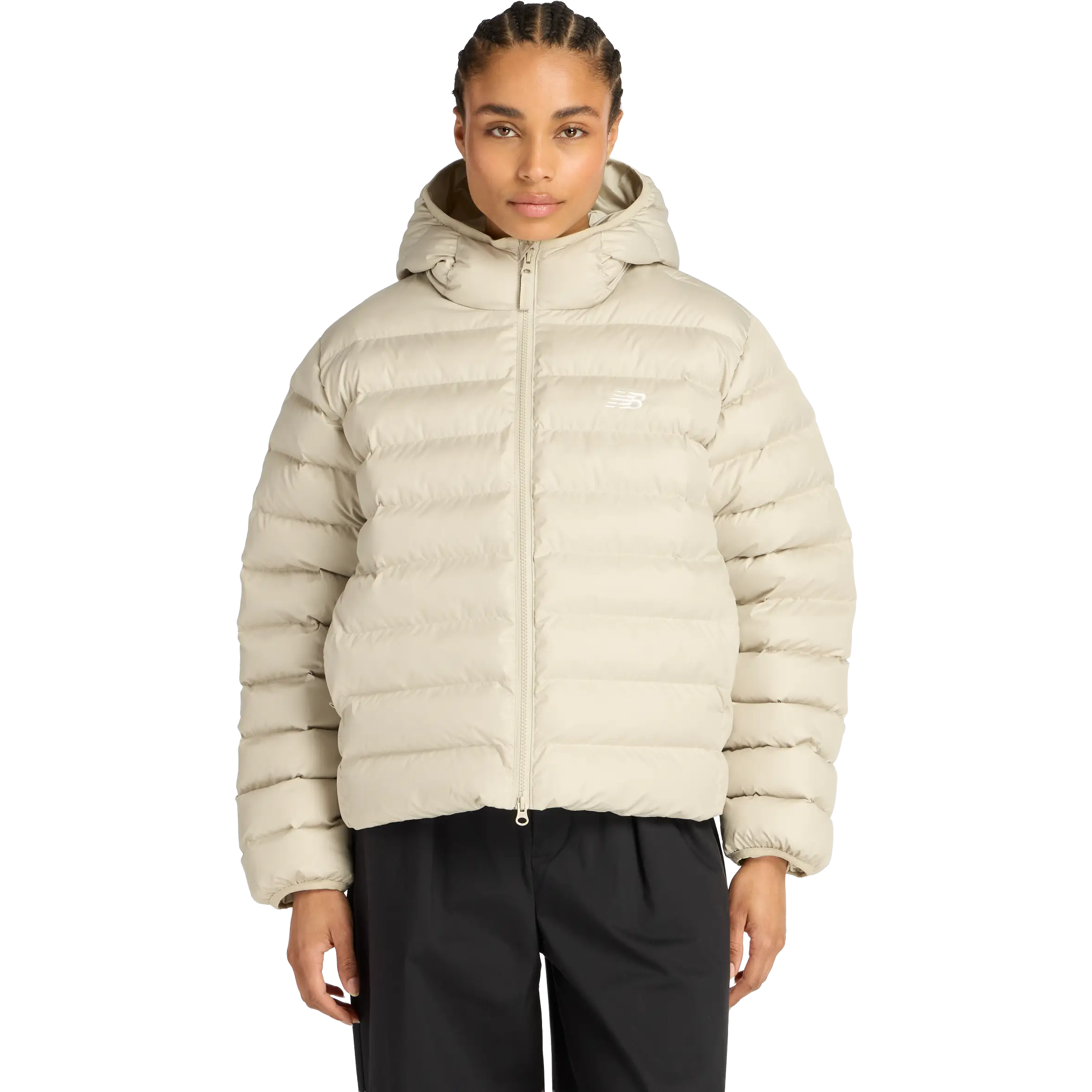 New Balance Puffer Jacket Women - Shipyard - M - Løbejakker