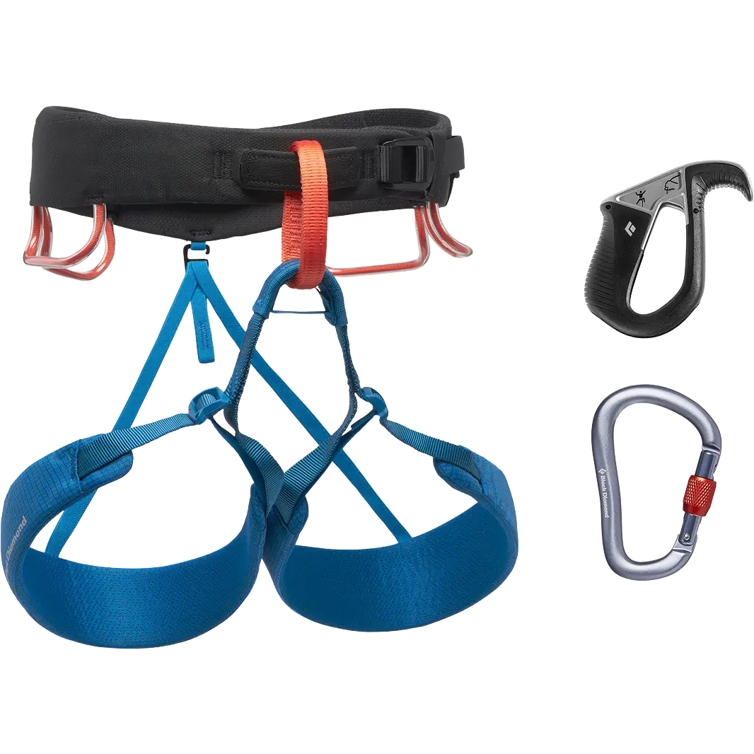 Black Diamond Momentum Harness Pilot Package Men Klatresæt - . - S - Klatreudstyr