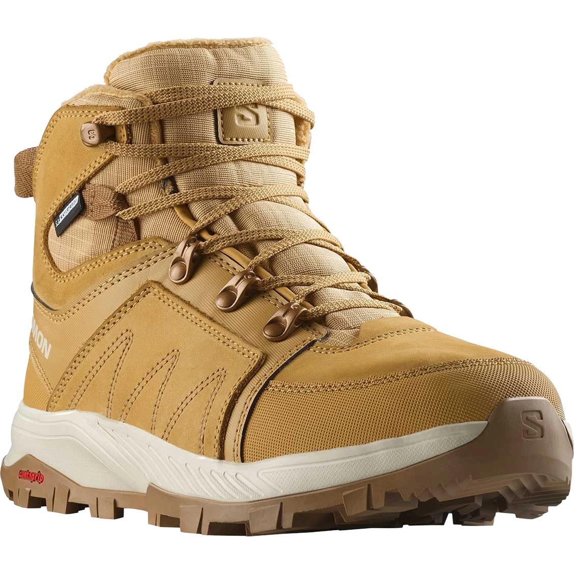 Salomon Outchill Mid CSWP Women vinterstøvle - Taffy/Almond Milk/Rawhide - UK6,5/EU 40 - Vinterstøvler