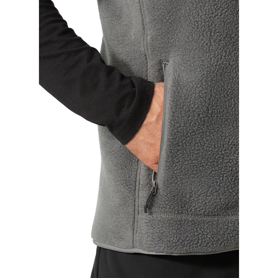 Panorama Pile Block Vest Men fleeceväst