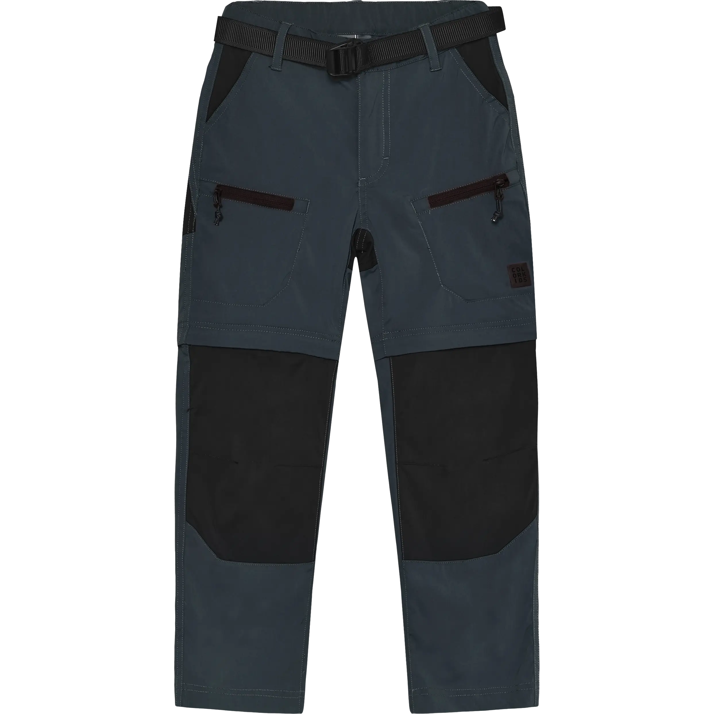 Color Kids Pants Outdoor with Zip Off Kids - Turbulence - 98 - Outdoorbukser til børn