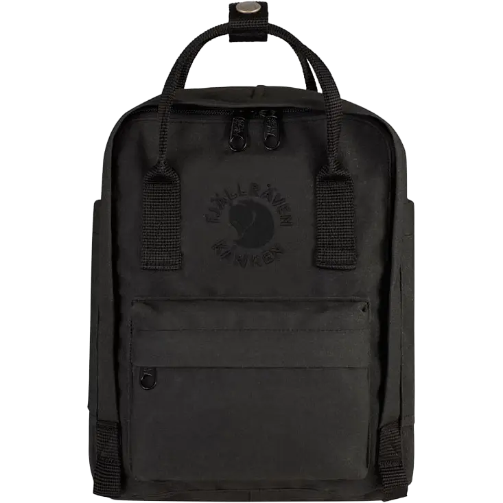 Fjällräven Re-Kånken Mini rygsæk - Black - One size - Små rygsække