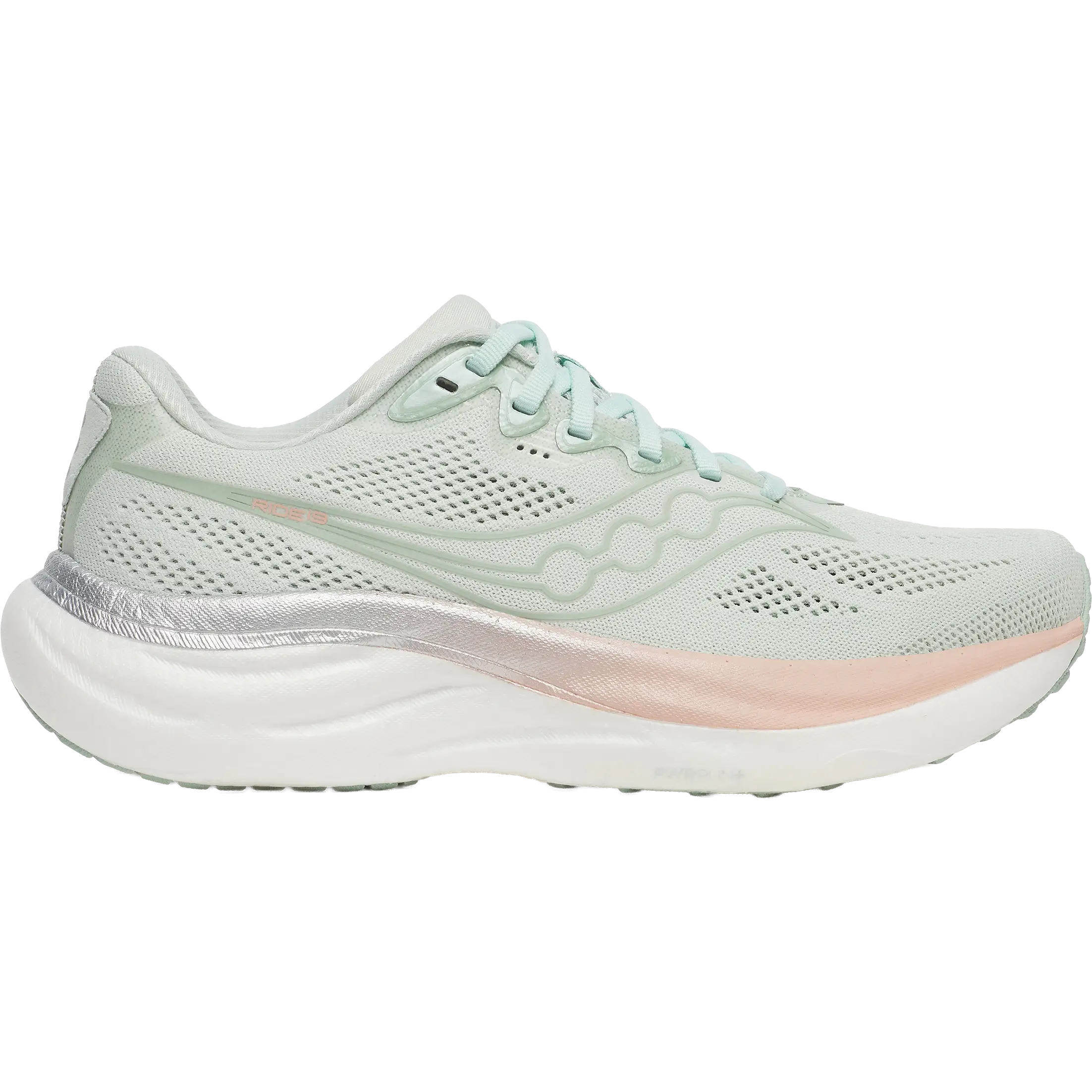 Saucony Ride 19 Women - Mist/Cameo - US10/UK8/42 - Løbesko
