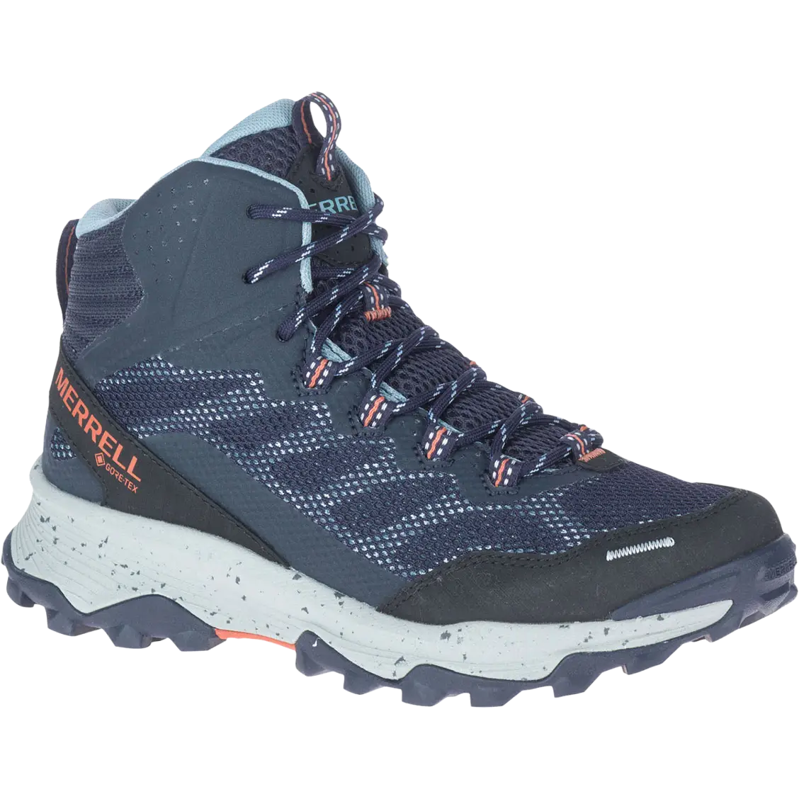 Merrell Speed Strike Mid GTX Women damestøvler - Navy - 37 - Vandtætte støvler