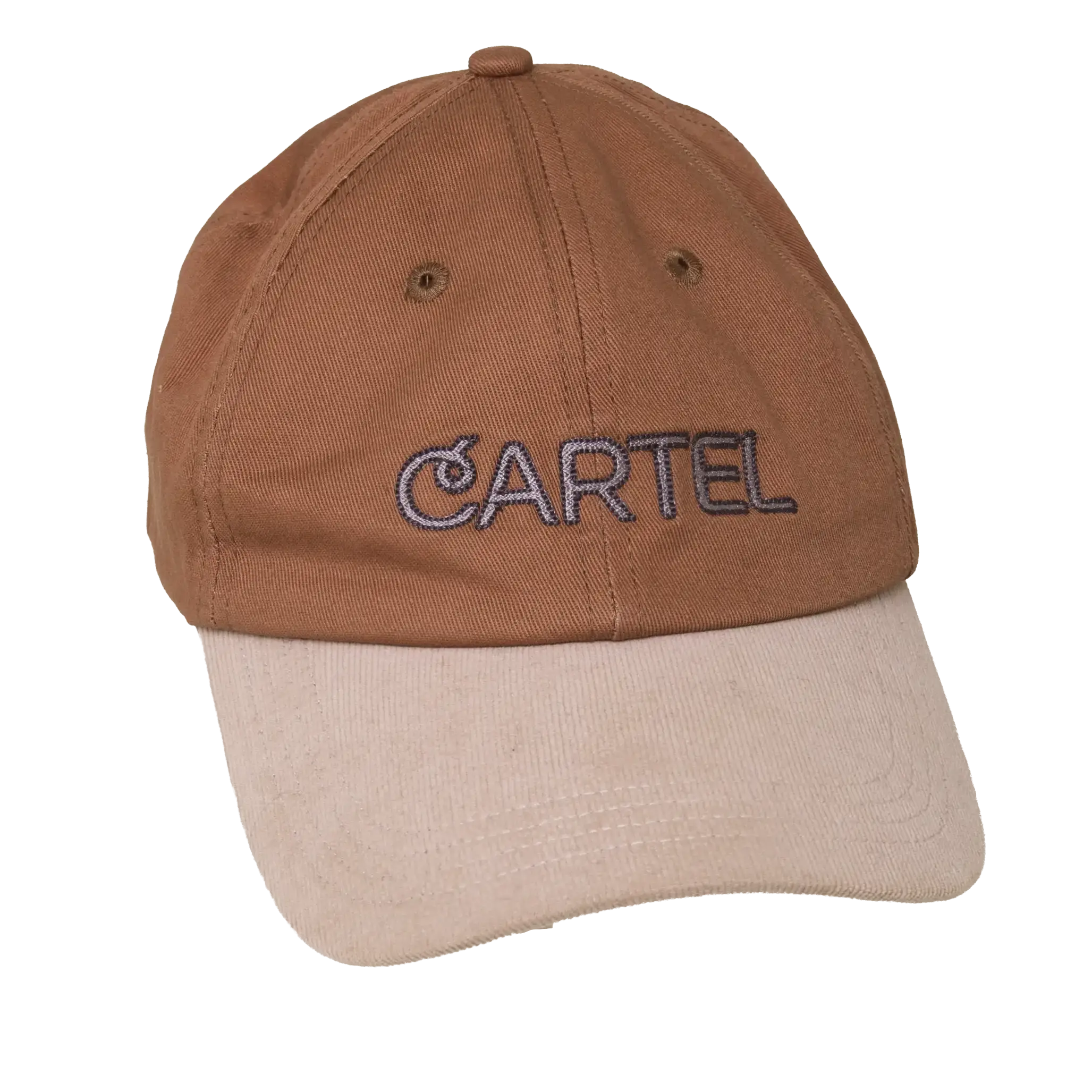 Copenhagen Cartel Esscence Embroidered Cap - Hazel - One size - Kasket