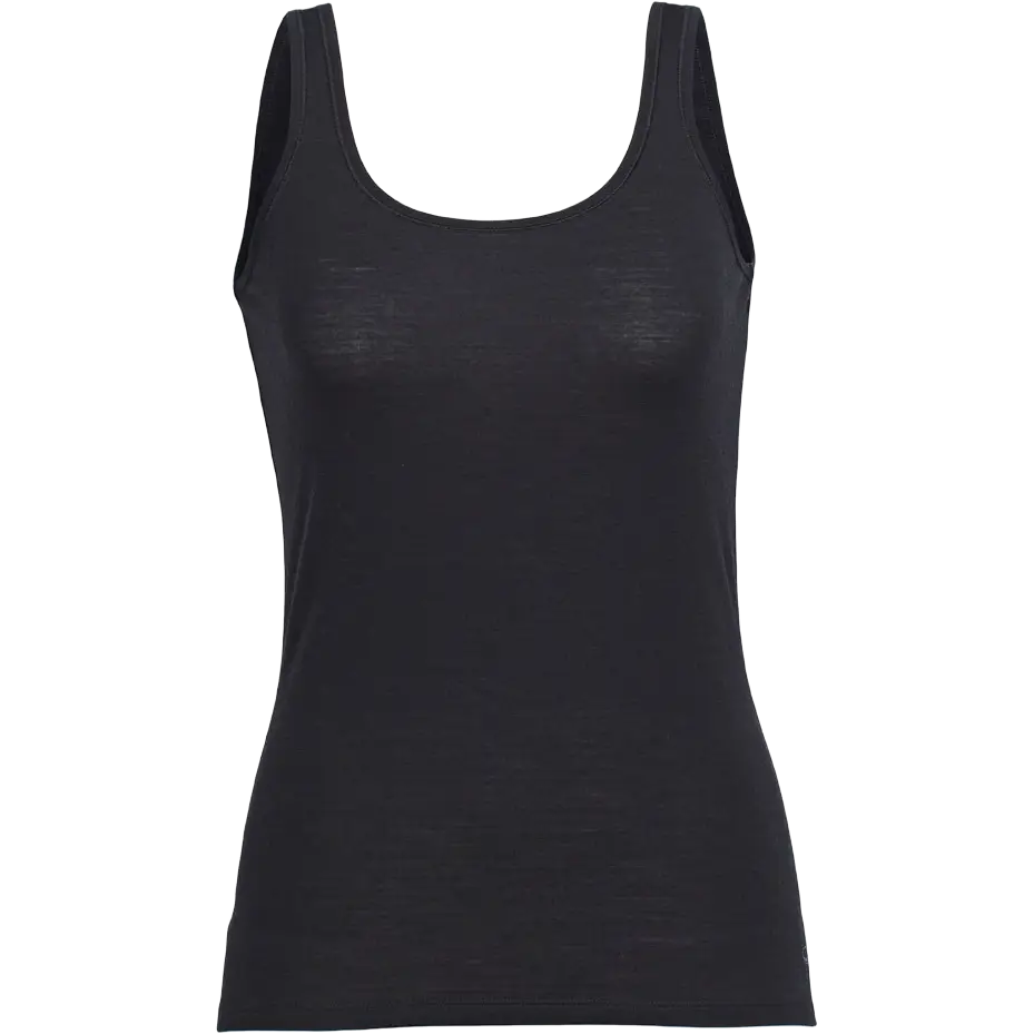 Icebreaker Siren Tank undertrøje - Black/Black - S - Undertrøjer