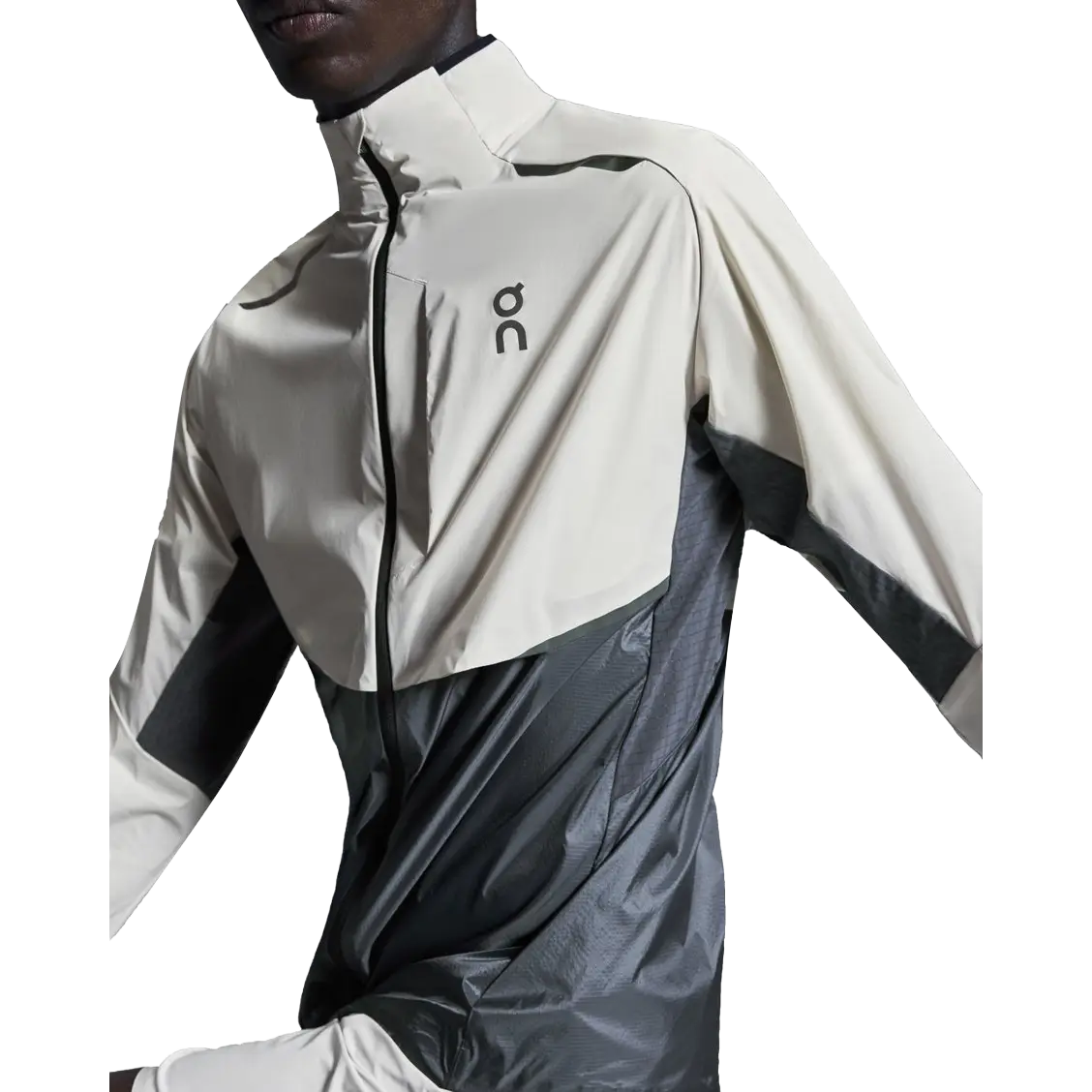 On Weather Jacket Men - Silver/Eclipse - S - Løbejakker