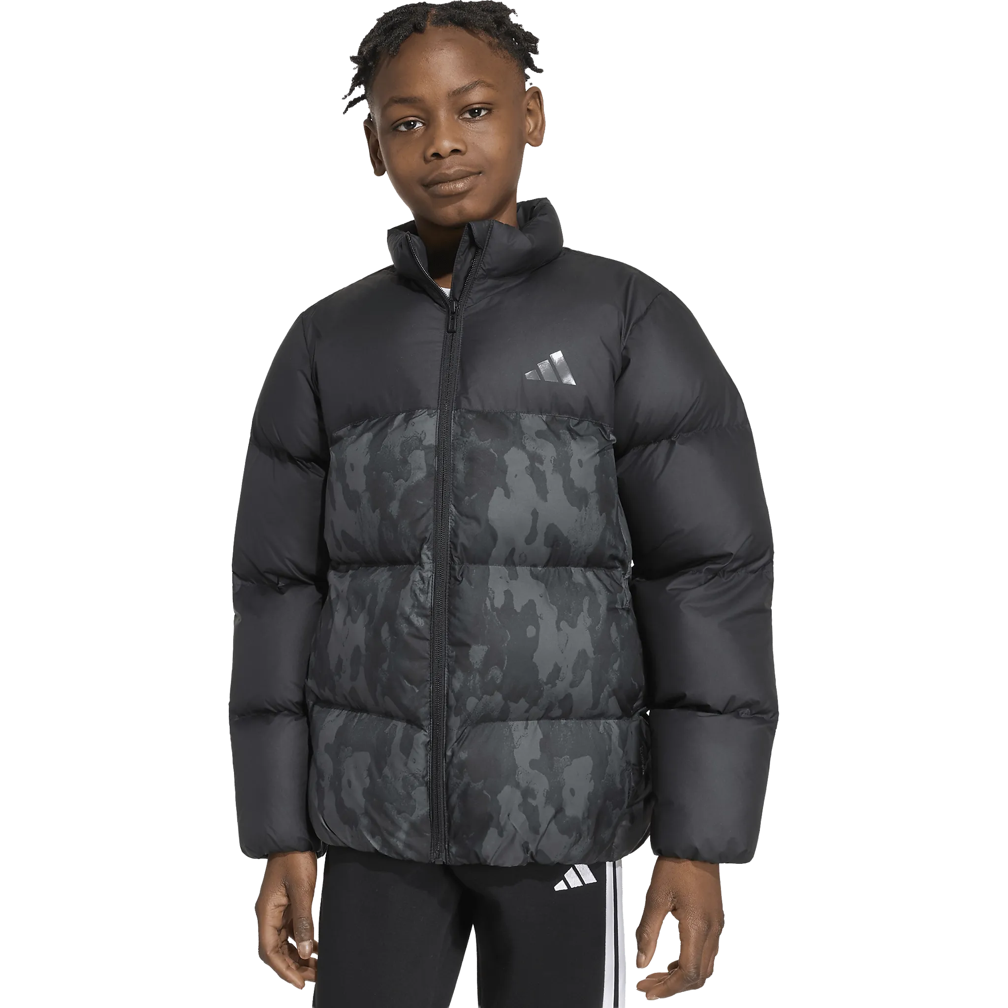 Synthetic Down Allover Print Jacket Juni
