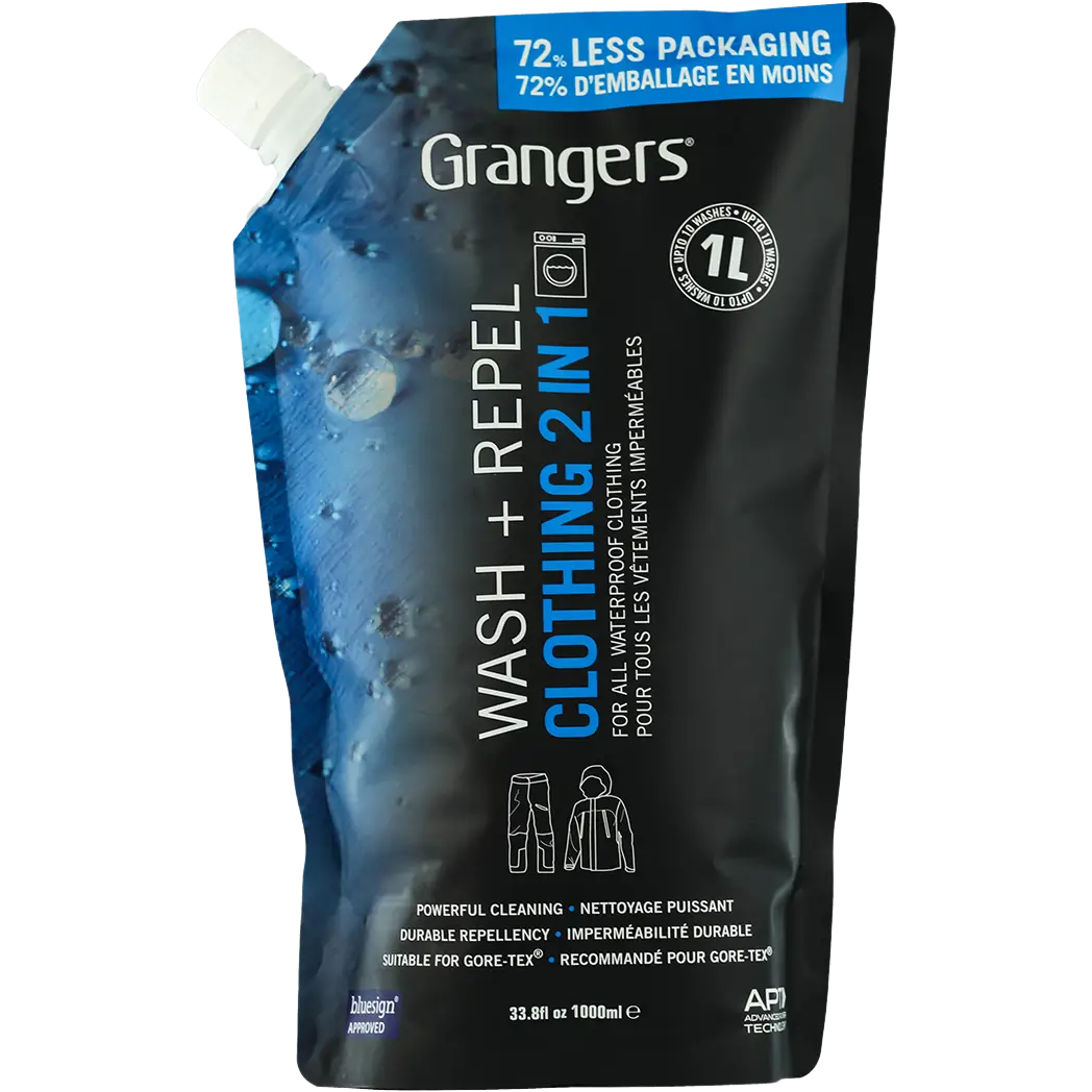 Grangers Wash + Repel Clothing 2in1 1L vask og imprægnering - One size