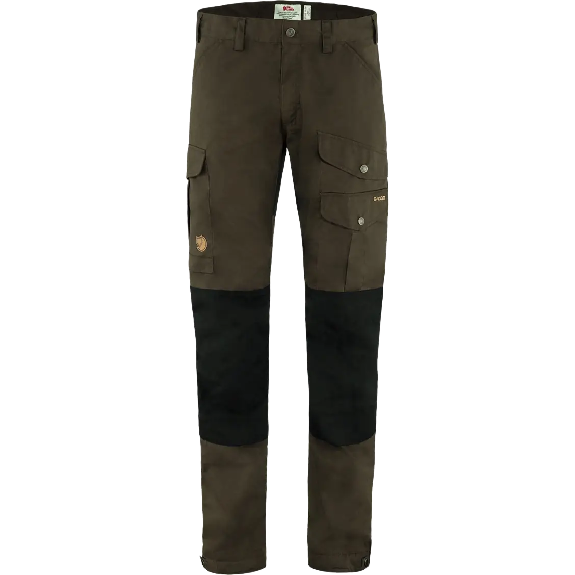 Fjällräven Vidda Pro Trousers Men Long herrebukser - Dark Olive/Black - 44 - Vandrebukser