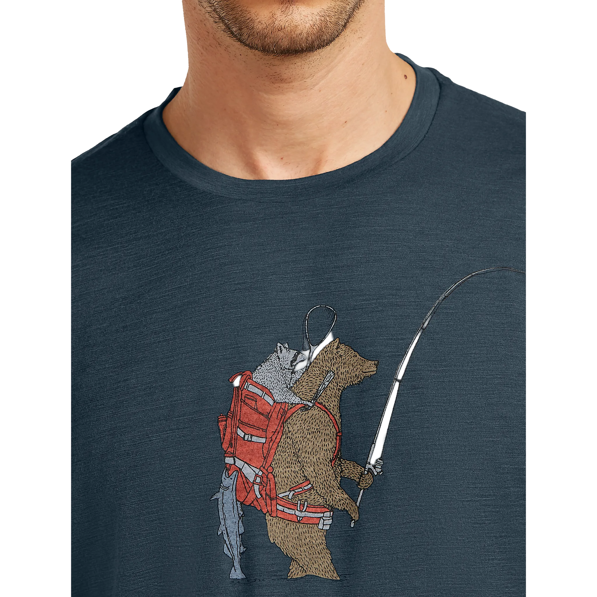 Tech Lite SS Tee Bear Catch Men