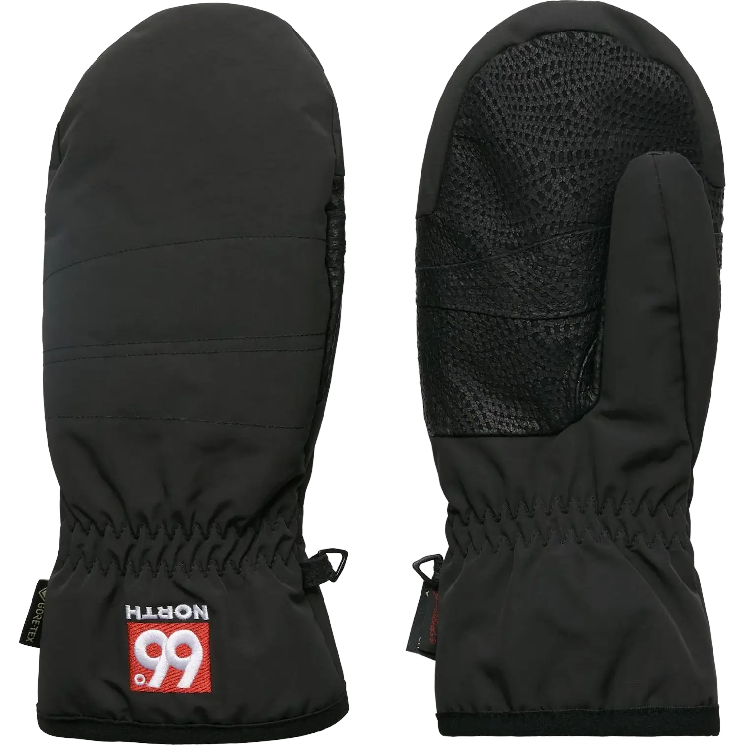 66°North Langjokull Mittens - Black - XS - Vandtætte handsker