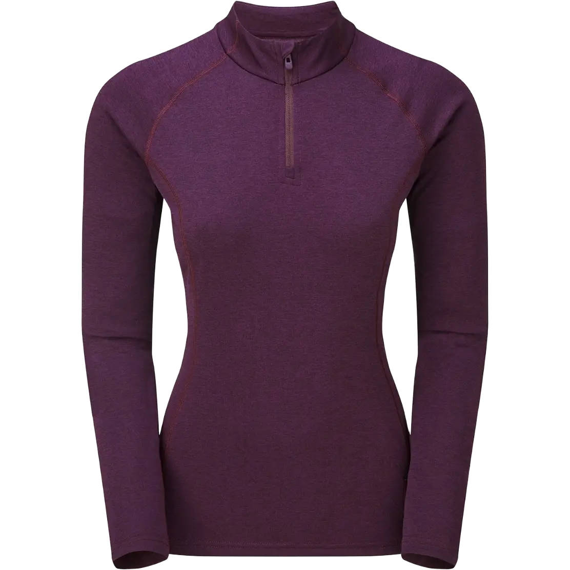 Montane Dart Zip Neck Women løbetrøje - Saskatoon Berry - XS/34-36 - Langærmet T-shirts