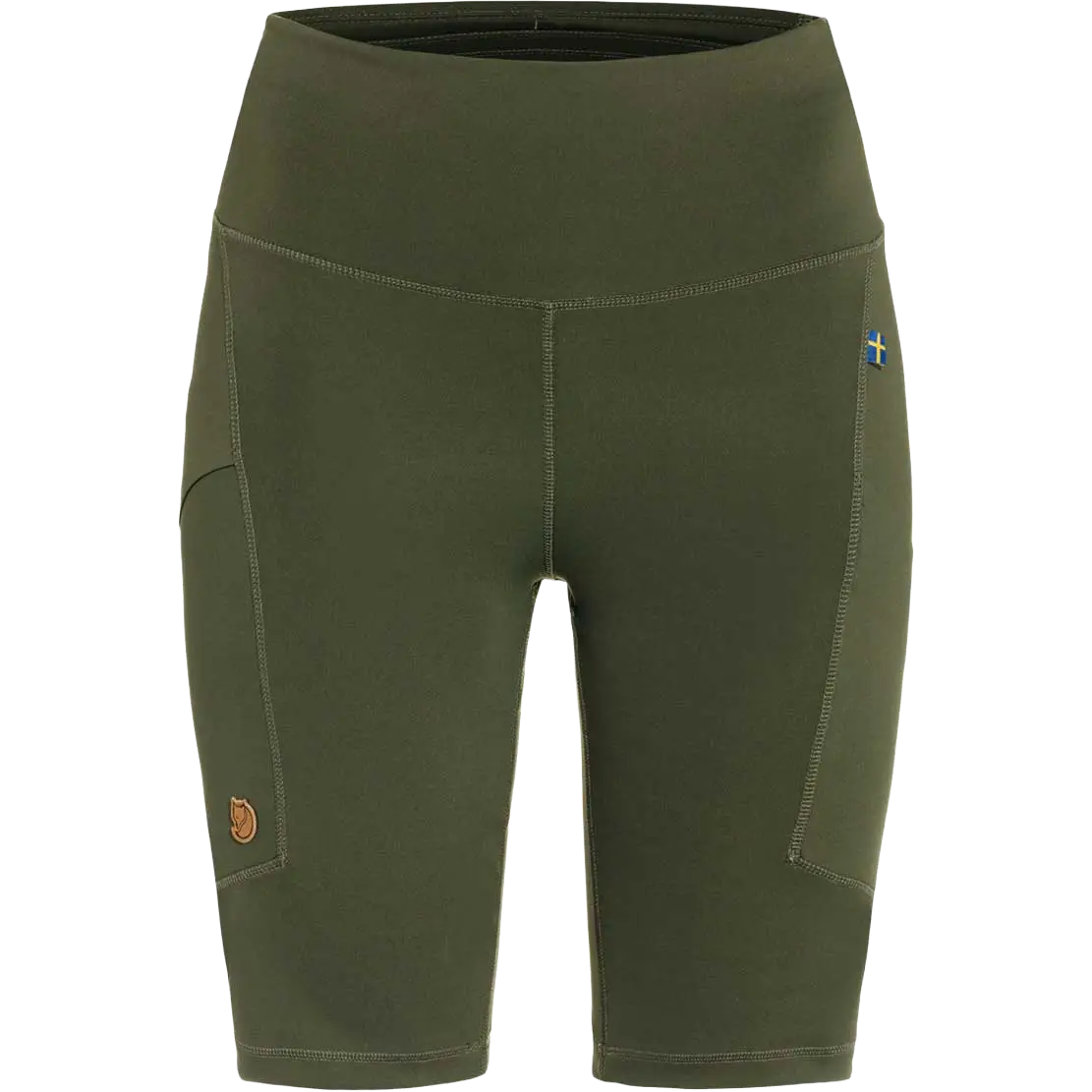 Fjällräven Abisko Short Tights Women dametights - Deep Forest - XS - Shorts