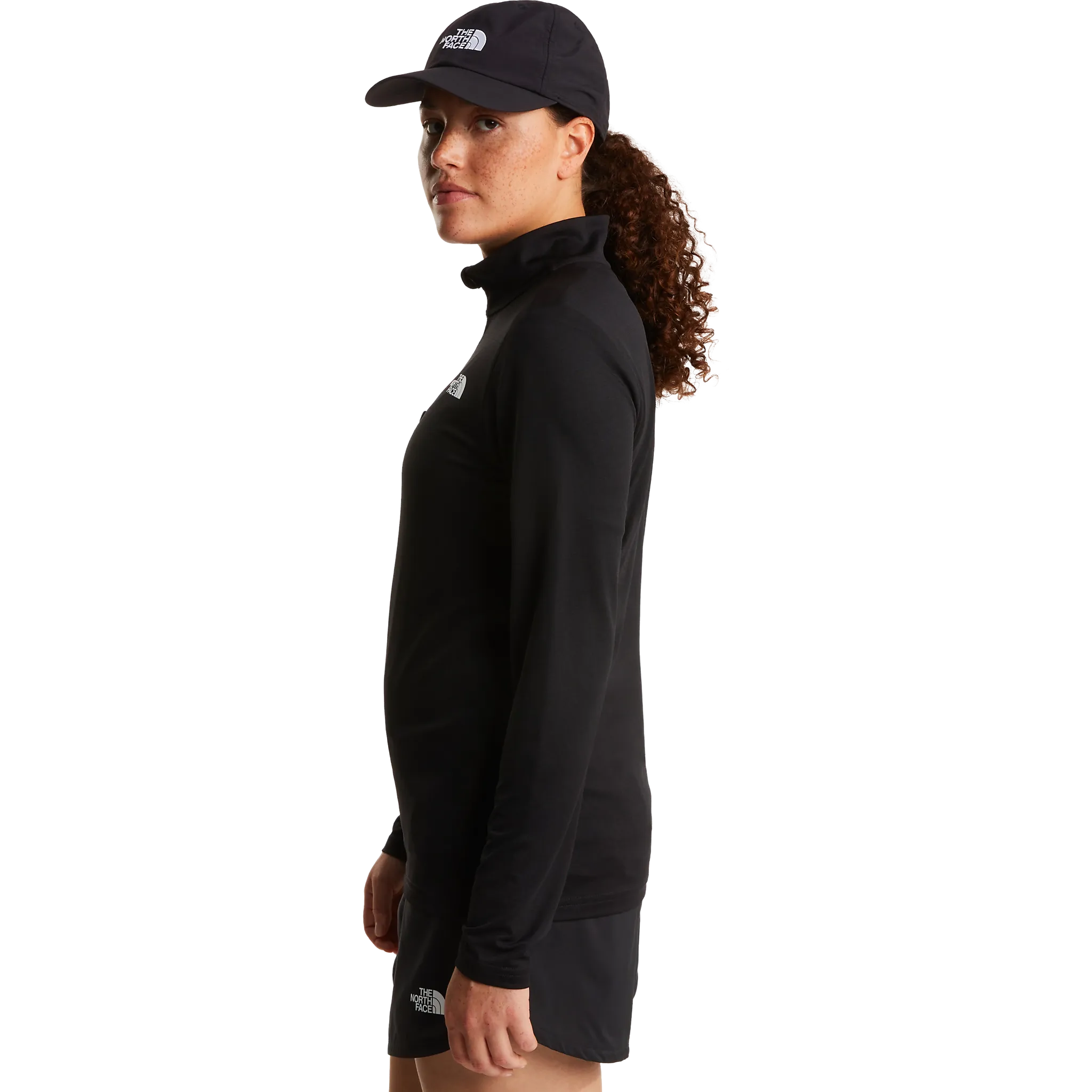 Flex 1/4 Zip Tee Slim Women