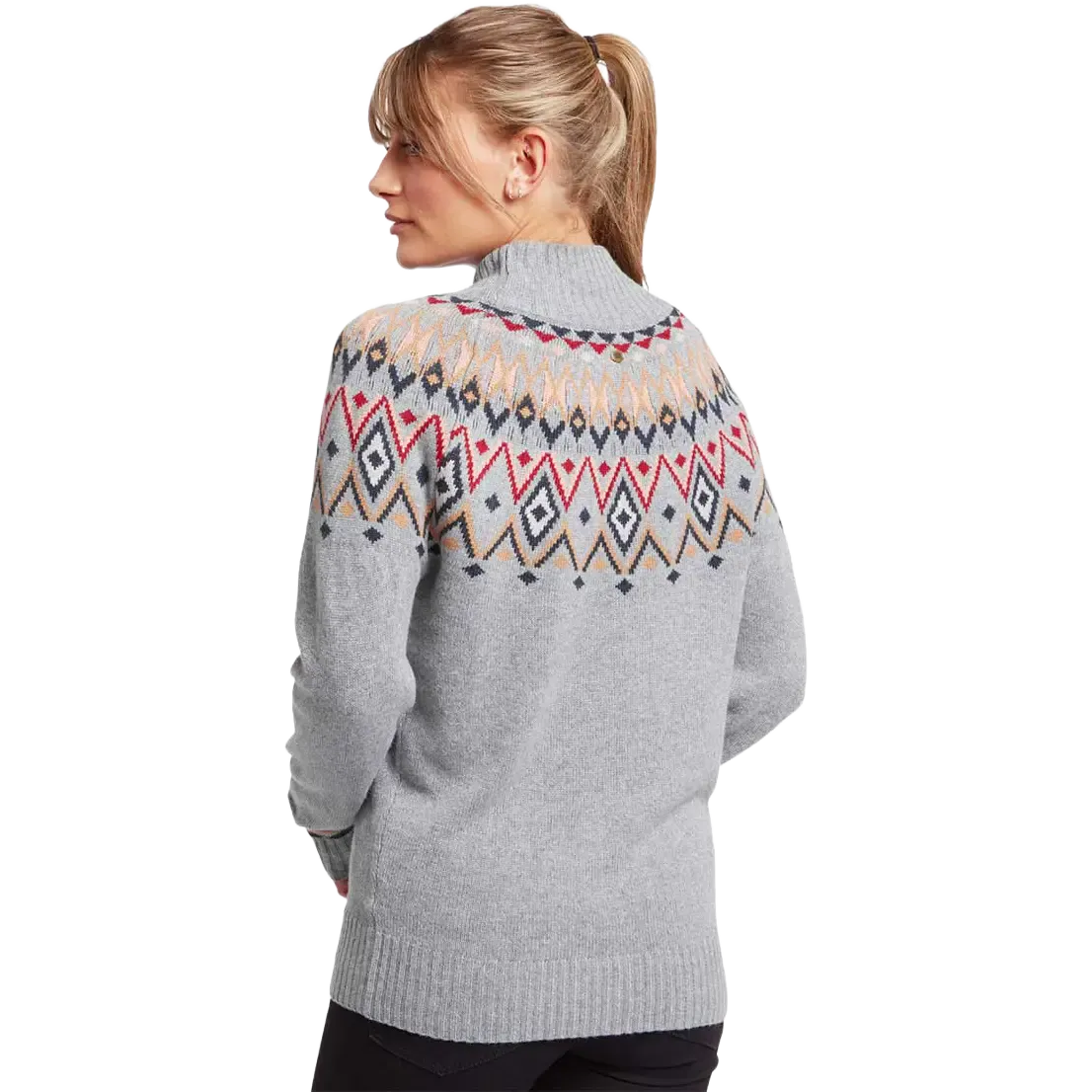Indu Eco Mock Neck Women sweater