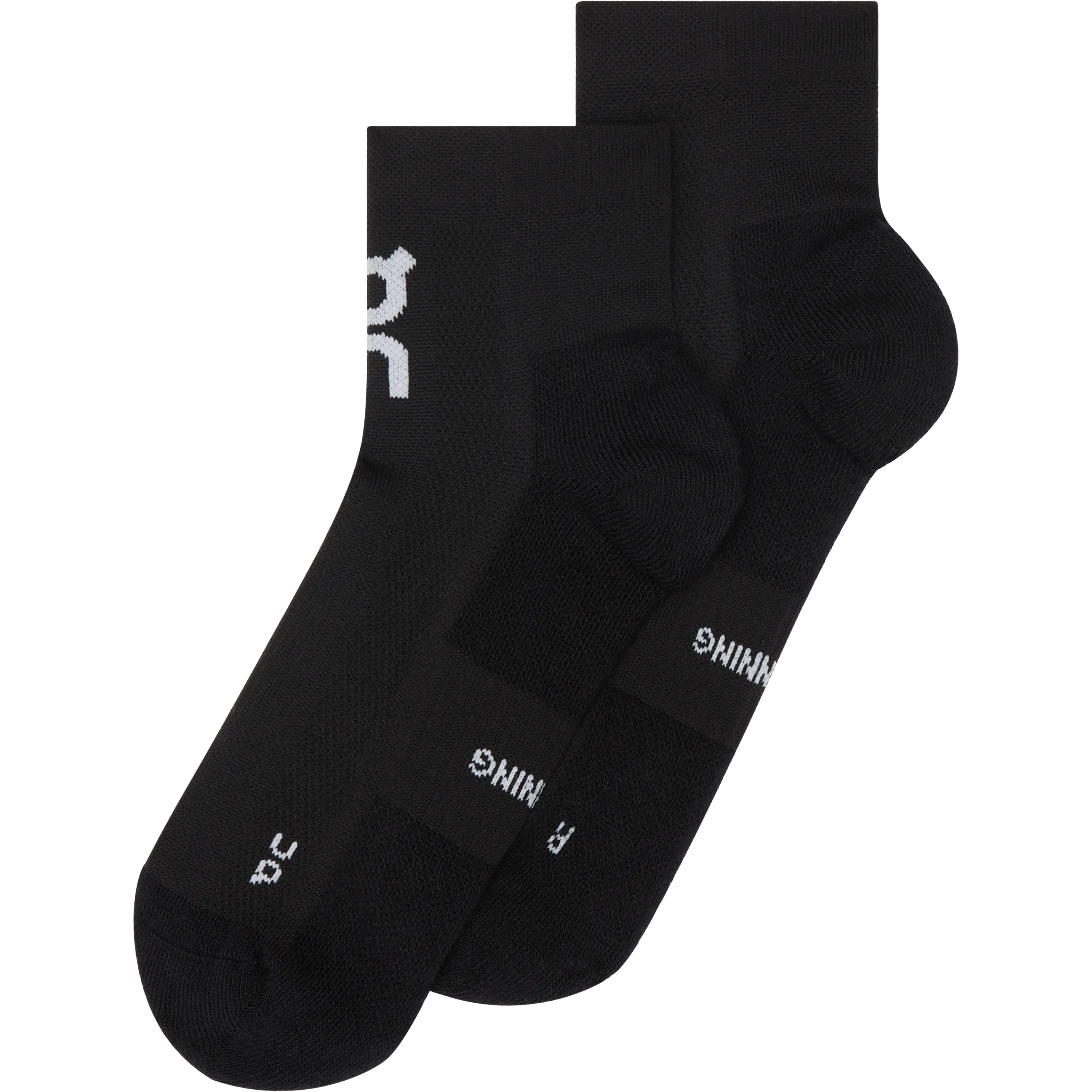 On Core Run Sock Mid 2-pak - Black - XS/35-38,5 - Løbestrømper