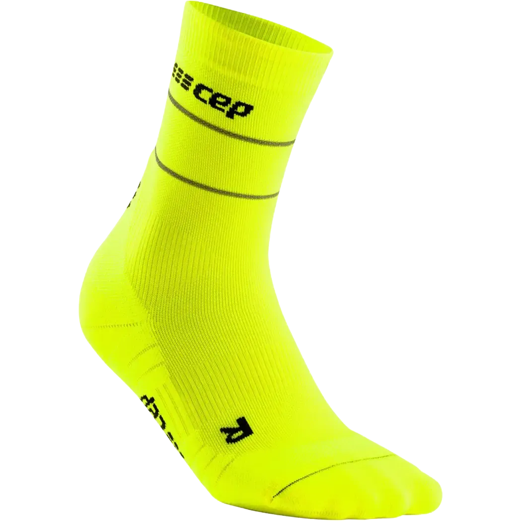 Reflective Mid Cut Socks Women
