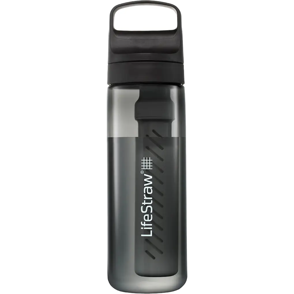 LifeStraw Go 2.0 Water Filter Bottle 22oz /0,65 liter - Nordic Noir - One size - Vandflaske