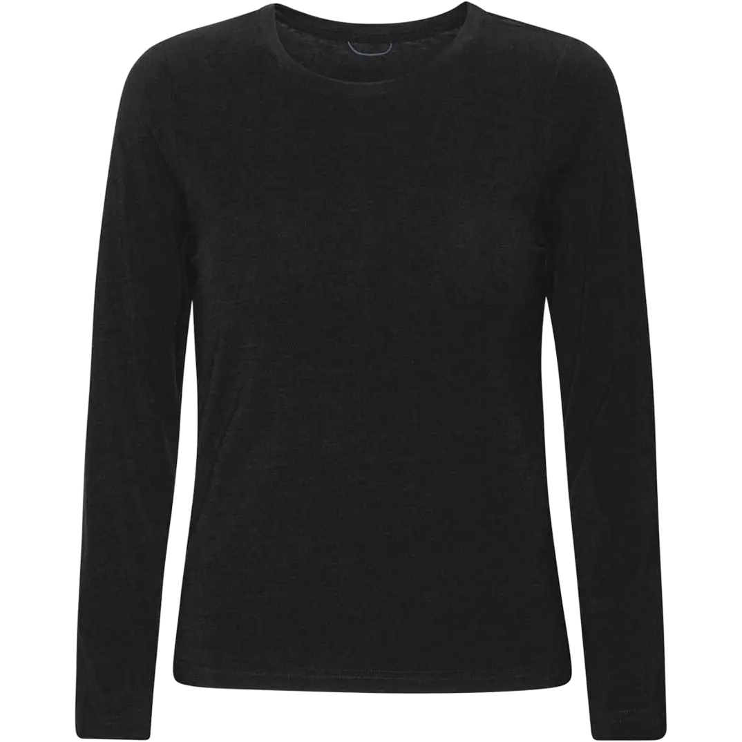 Superstainable Superino Lyng LS Women dame-T-shirt - Black - XS - Undertrøjer