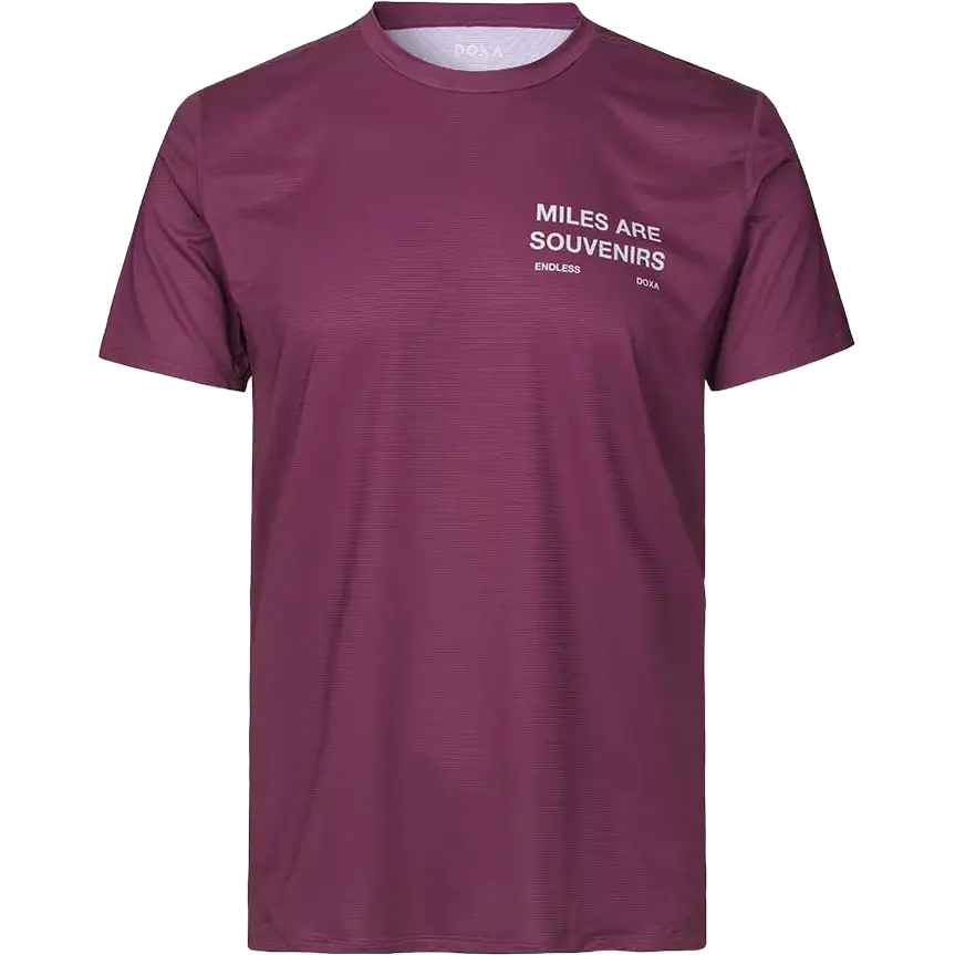 Doxa Troy Tee Miles Men - Port - S - Kortærmet T-shirts