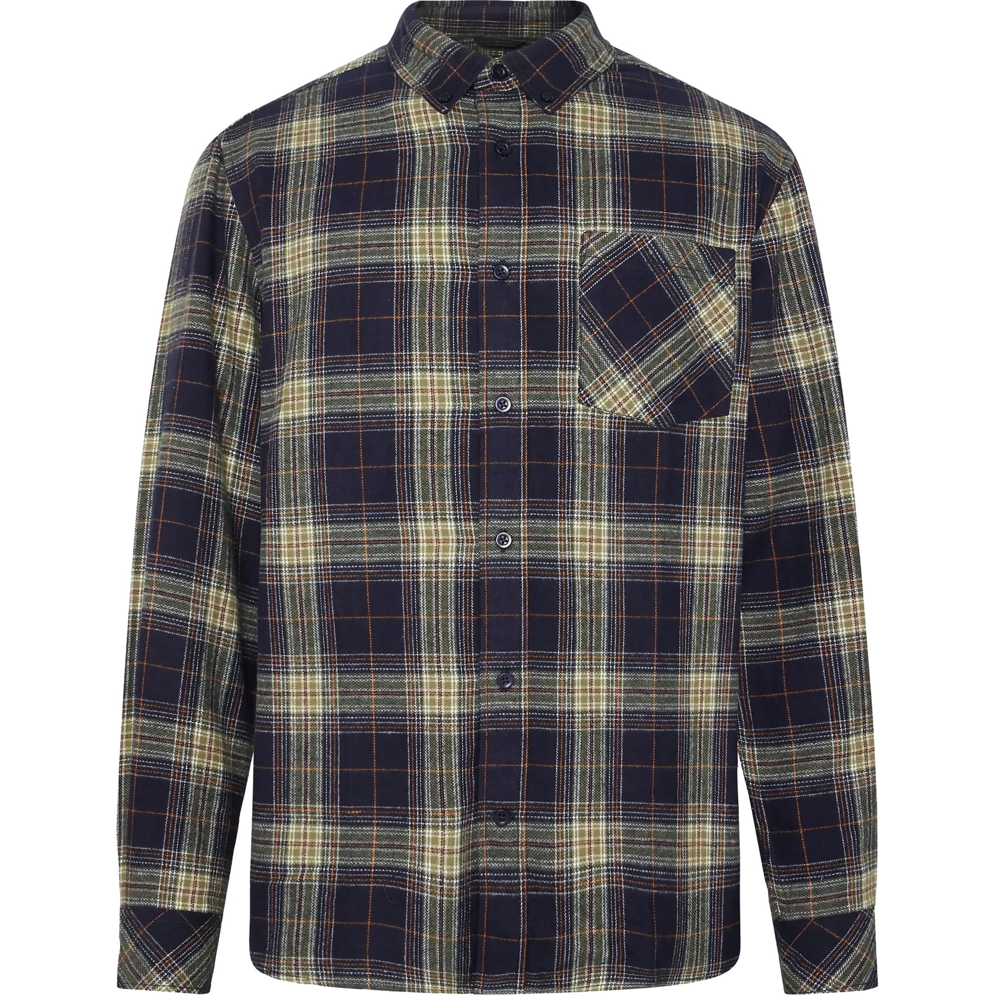 Check Flannel Shirt Men
